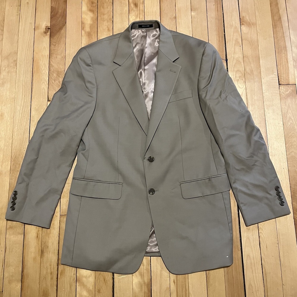 Lauren Ralph Lauren Sport Coat Blazer 100% Wool Tan/beige Size 38R
